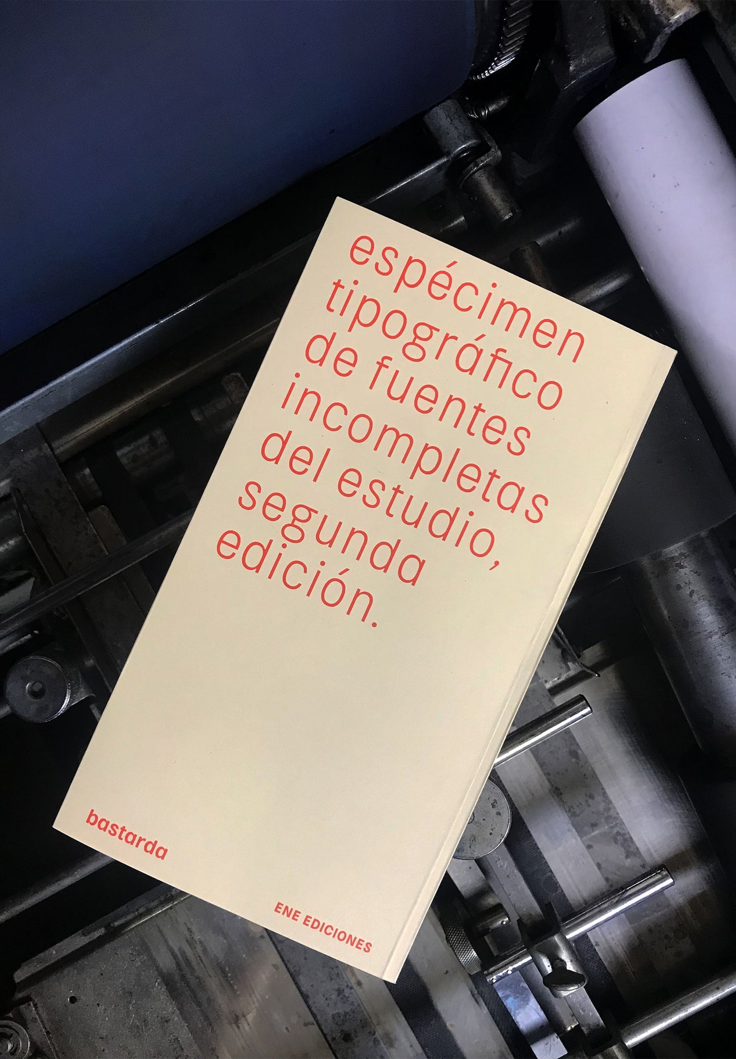 Bastardatype typography specimen-editorial production-back cover